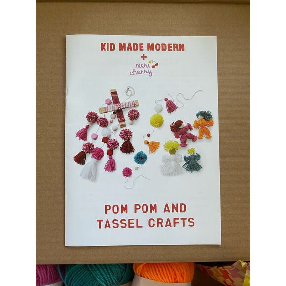 Kid Made Modern Craft Kit- Pom Pom and Tassel Crafts - Picture 3 of 6